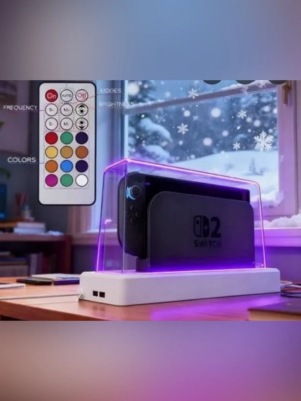 LED RGB Dust Cover Bundle for Nintendo Switch 2
